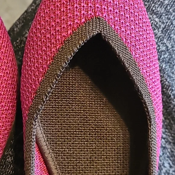 ROTHY'S magenta knit flats